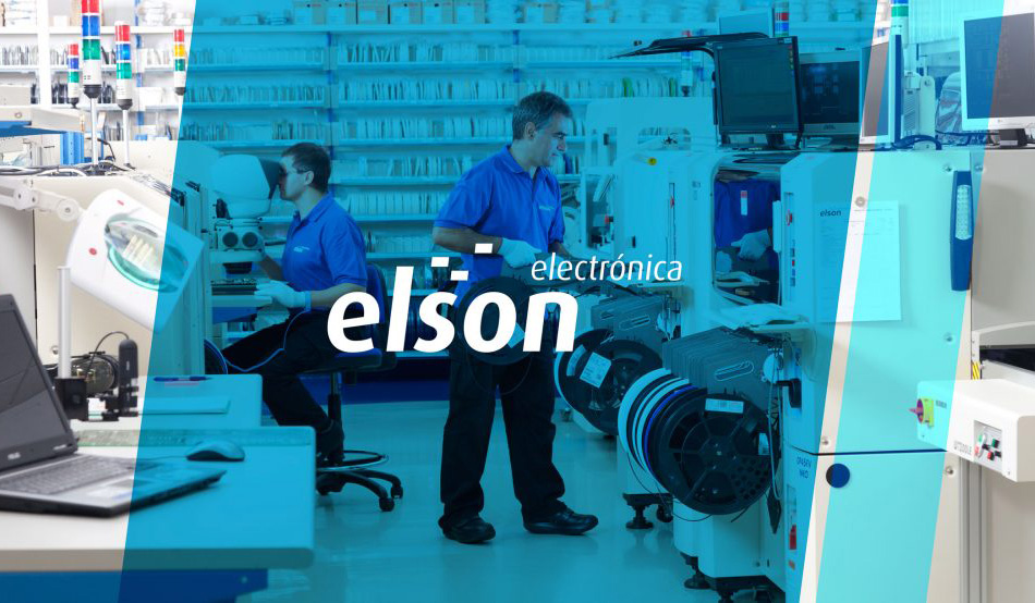 branding para la marca de electrónica Elson