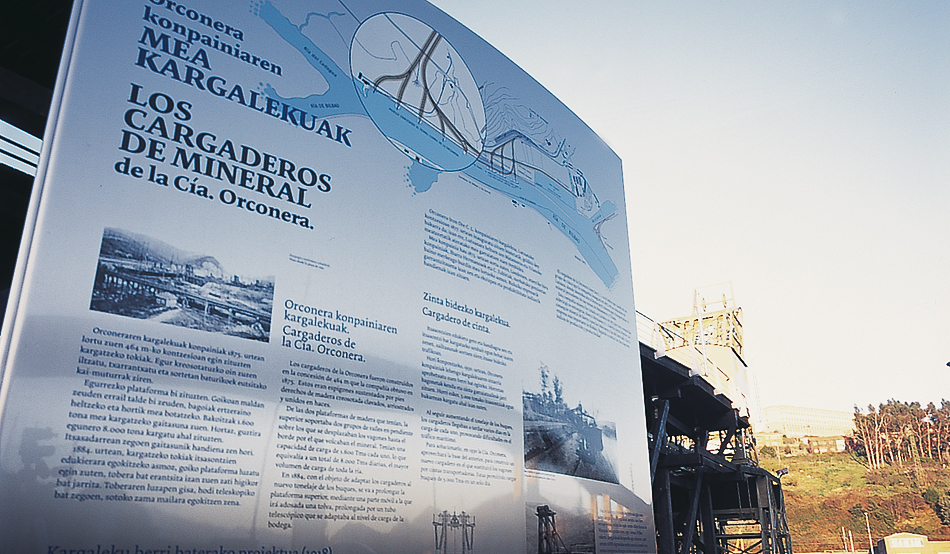 diseño de espacio turístico Orconera