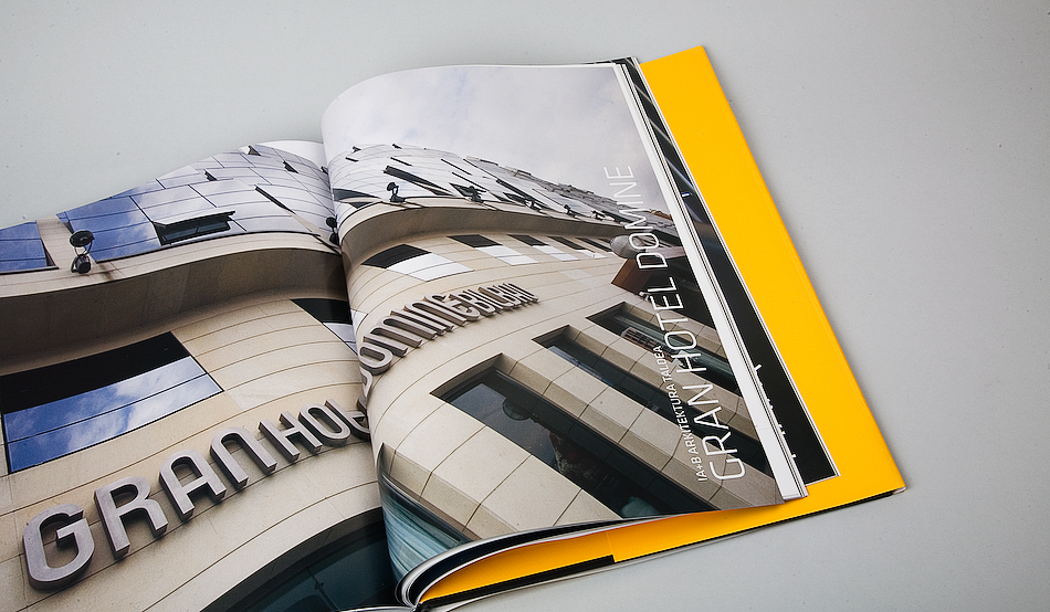 diseño editorial memoria de empresa Jorge Fernández