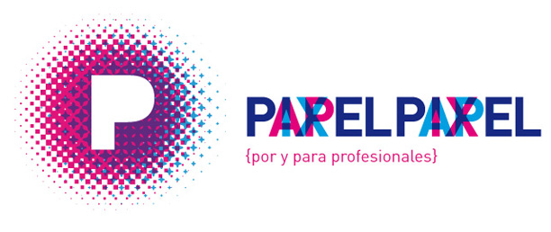 creación de logotipo papel y pixel